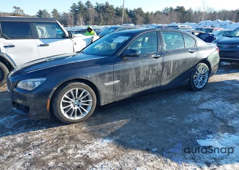 2015 BMW 750I xDrive z USA, uszkodzony, nr VIN WBAYB6C58FD966196